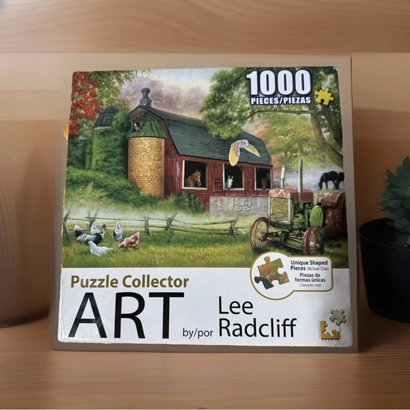 Puzzle Collector ART By/por Lee Radcliff 1000 Pieces Jigsaw Puzzle Sealed - Picture 3 of 6